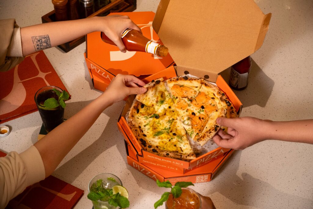 Pizza Cá Lăng tại Pizz.Á mang hương vị thanh tao của ẩm thực Hà Nội