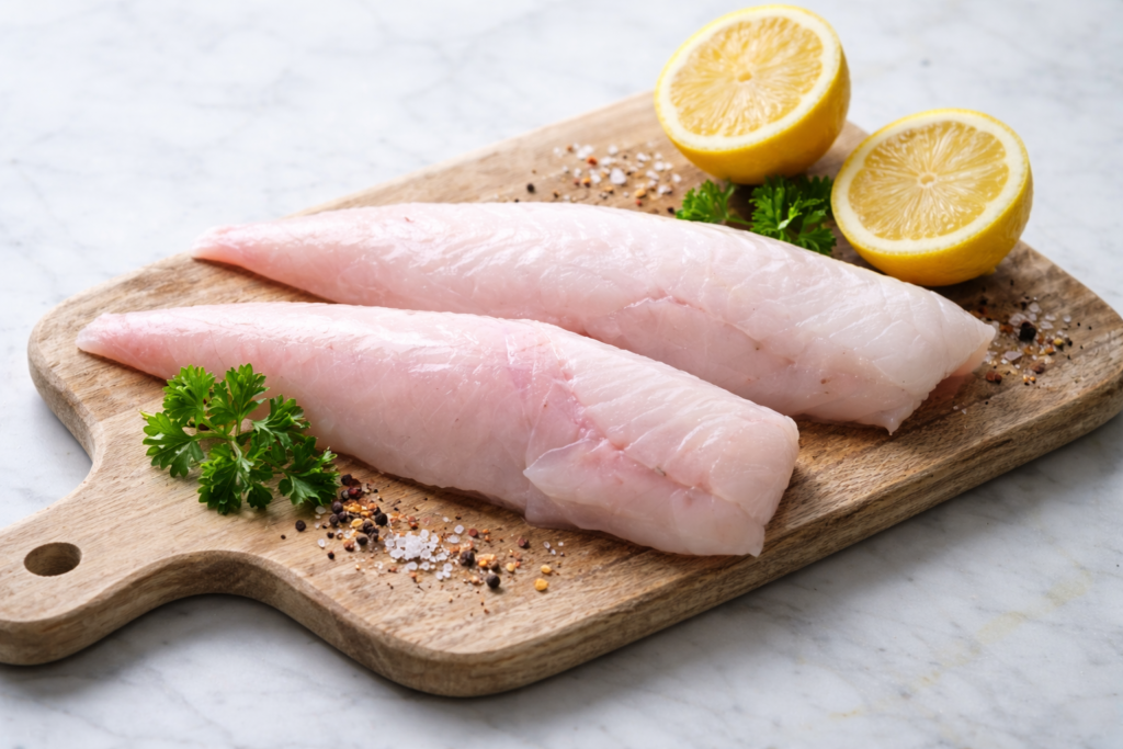 Thớ thịt cá lăng săn chắc, trắng mịn và hấp dẫn